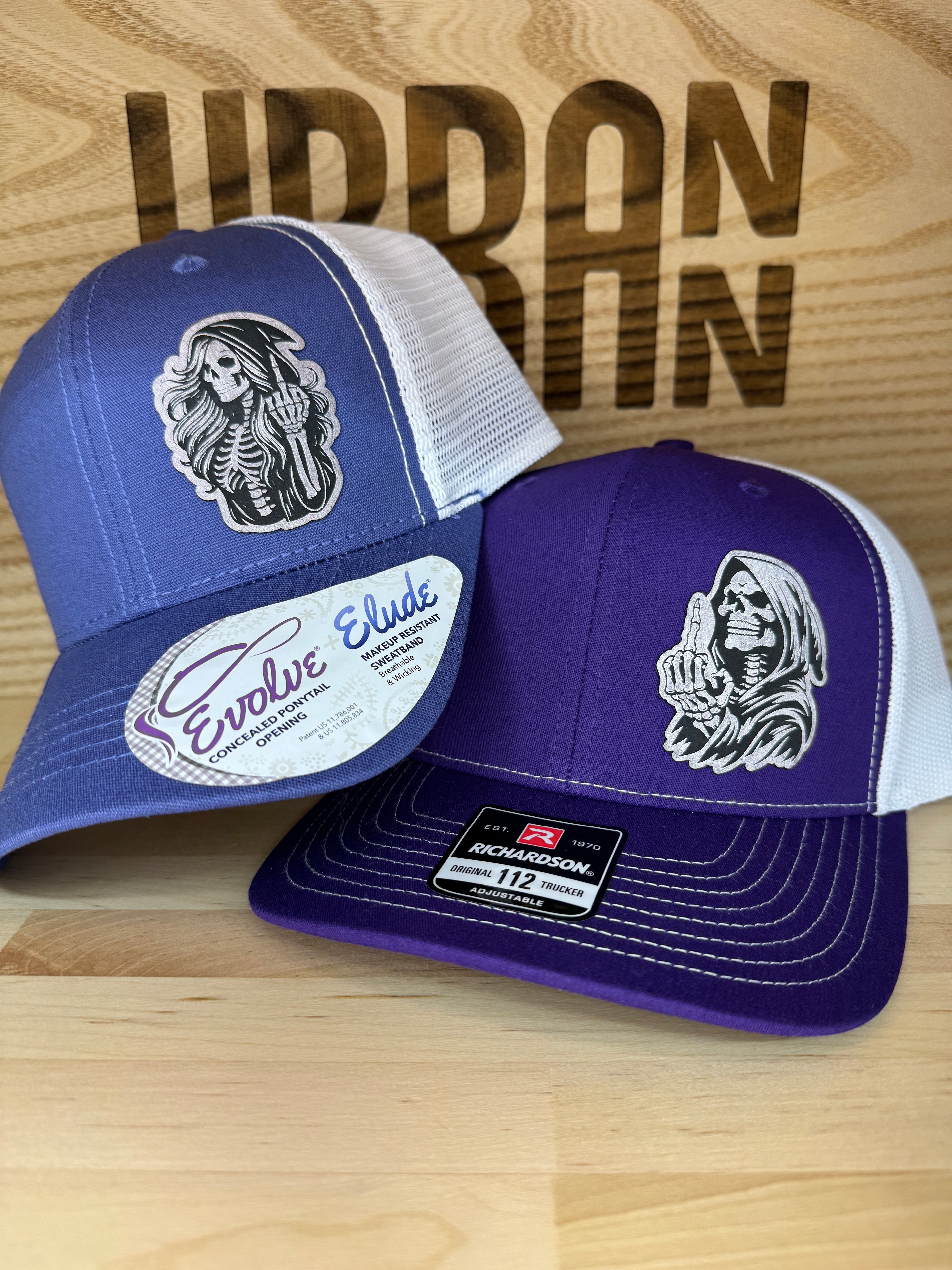 Grim Reaper His and Hers Hats, Single or Double