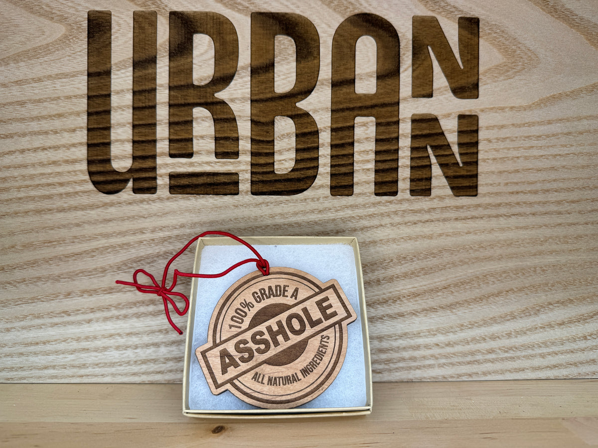 Alder Wood Christmas Ornaments - Handmade Festive Decorations