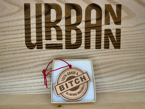 Alder Wood Christmas Ornaments - Handmade Festive Decorations