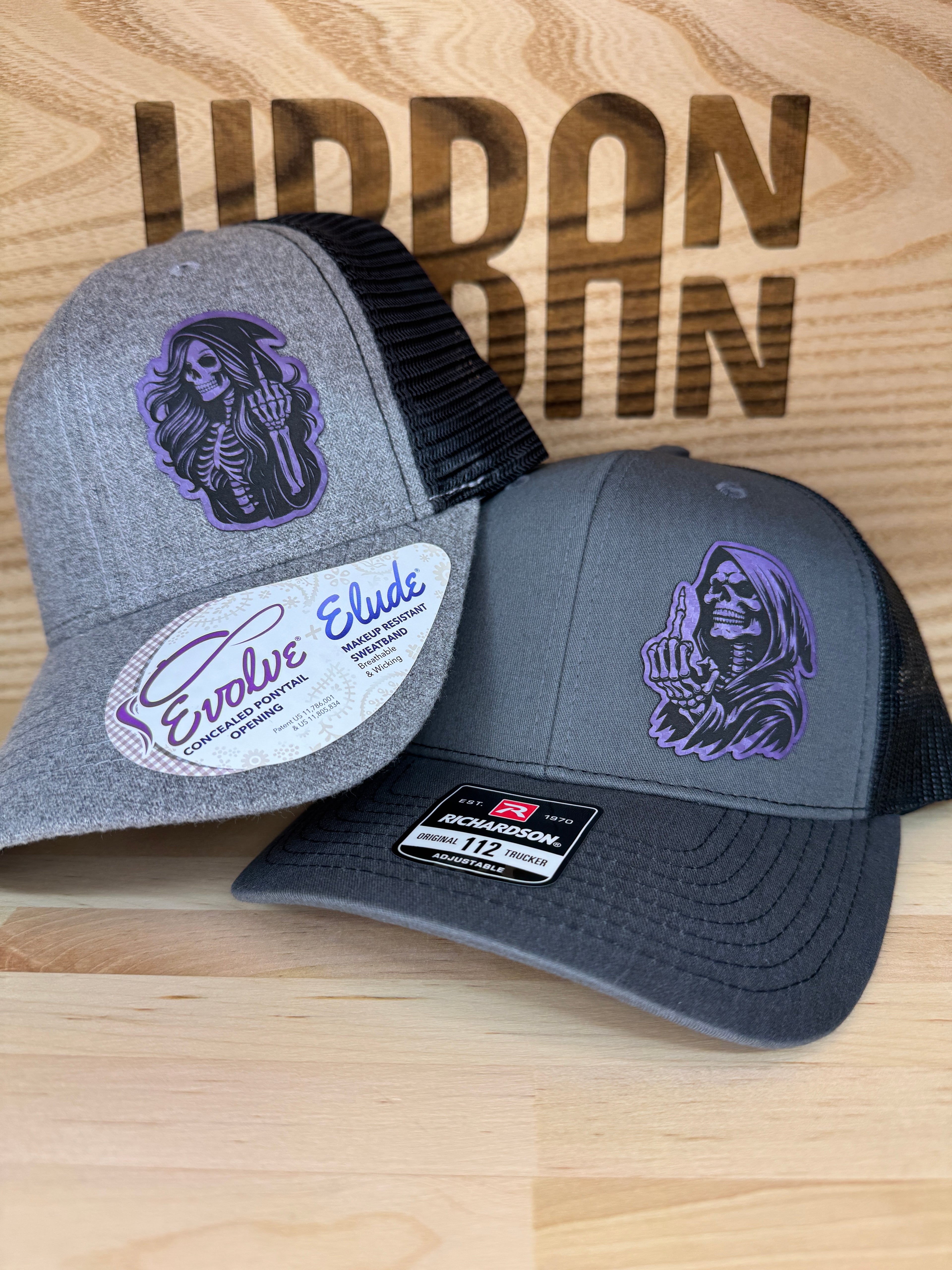 Grim Reaper His and Hers Hats, Single or Double