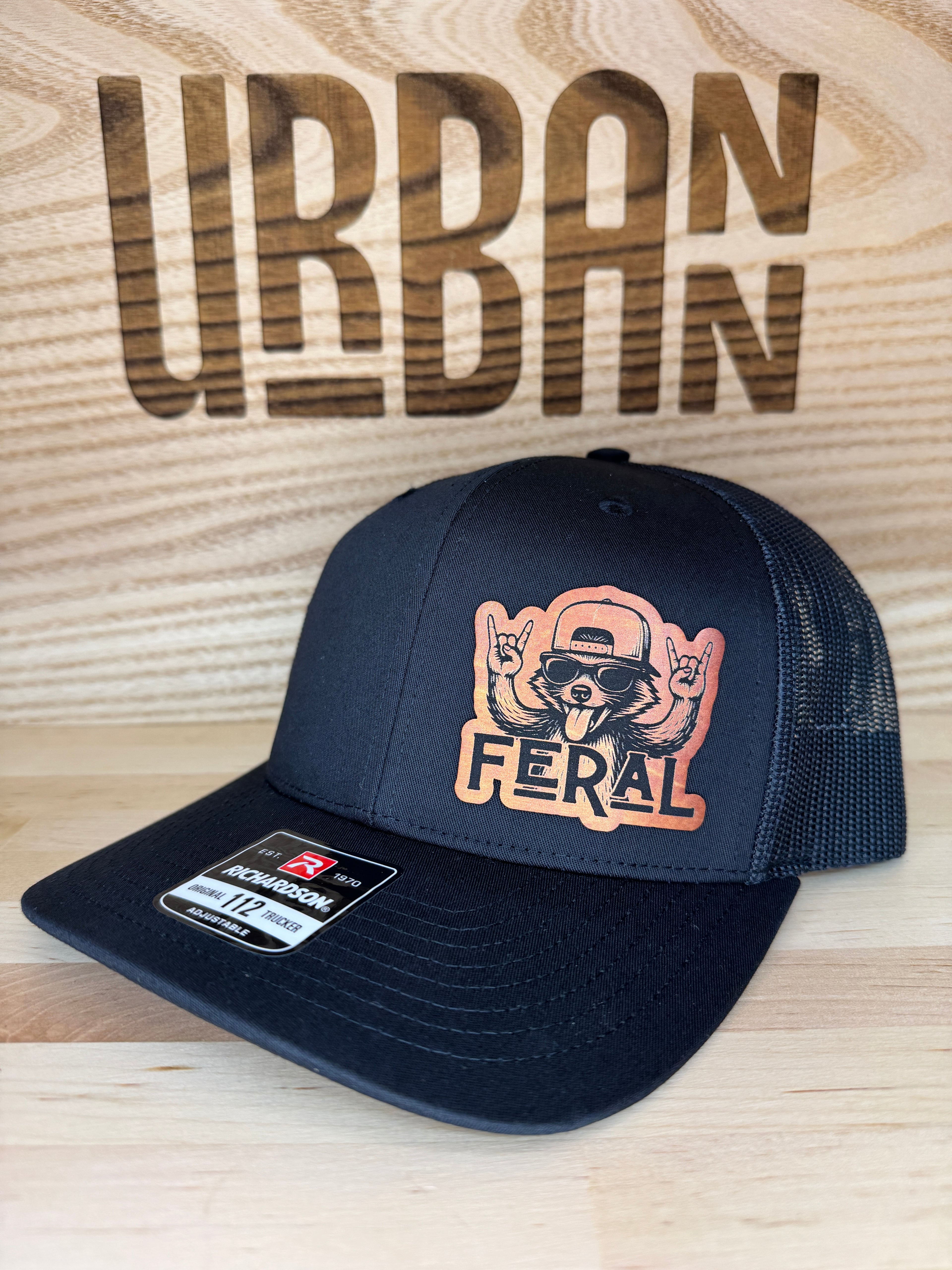 Feral Funny Raccoon Hat