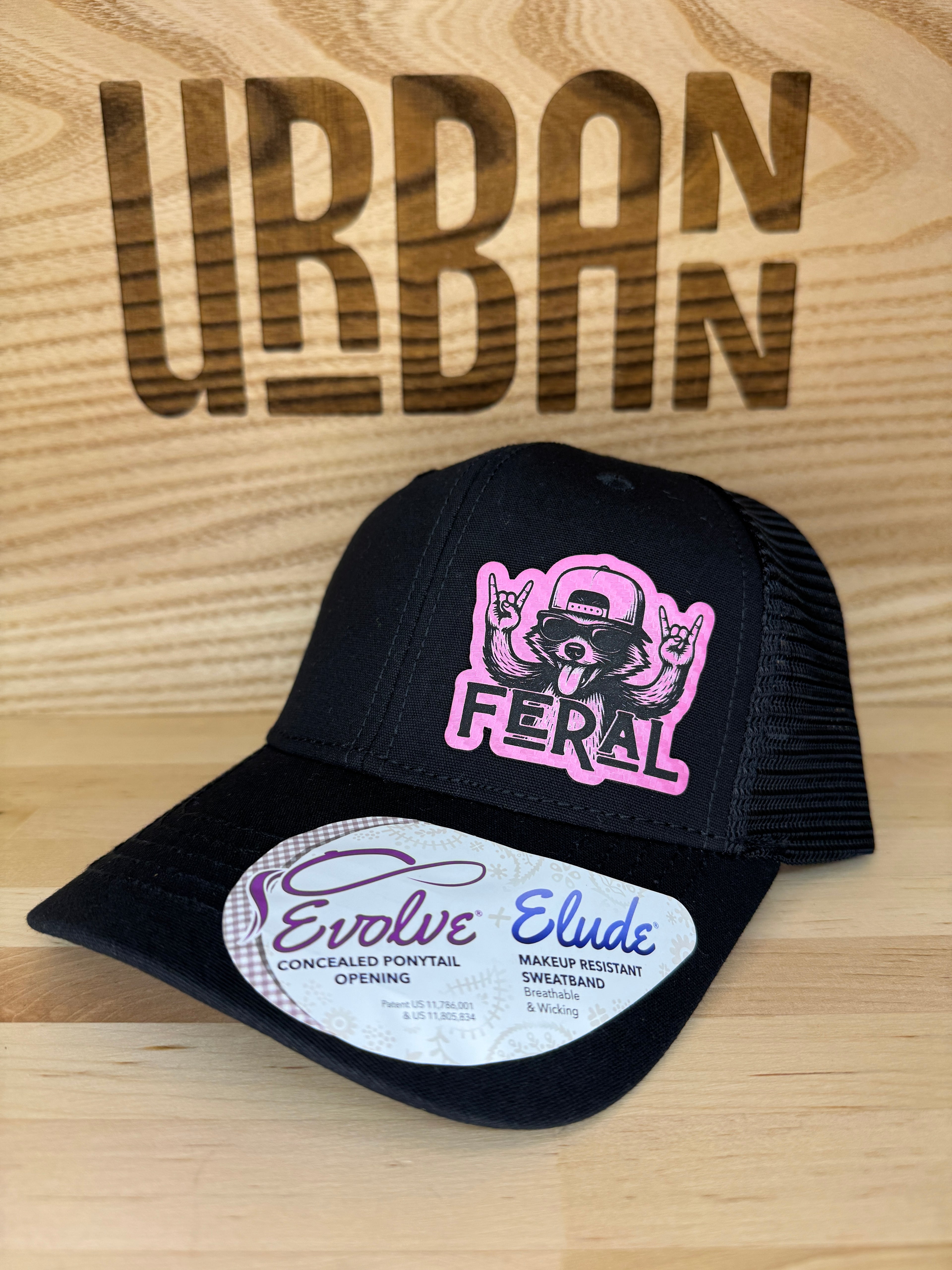Feral Funny Raccoon Hat