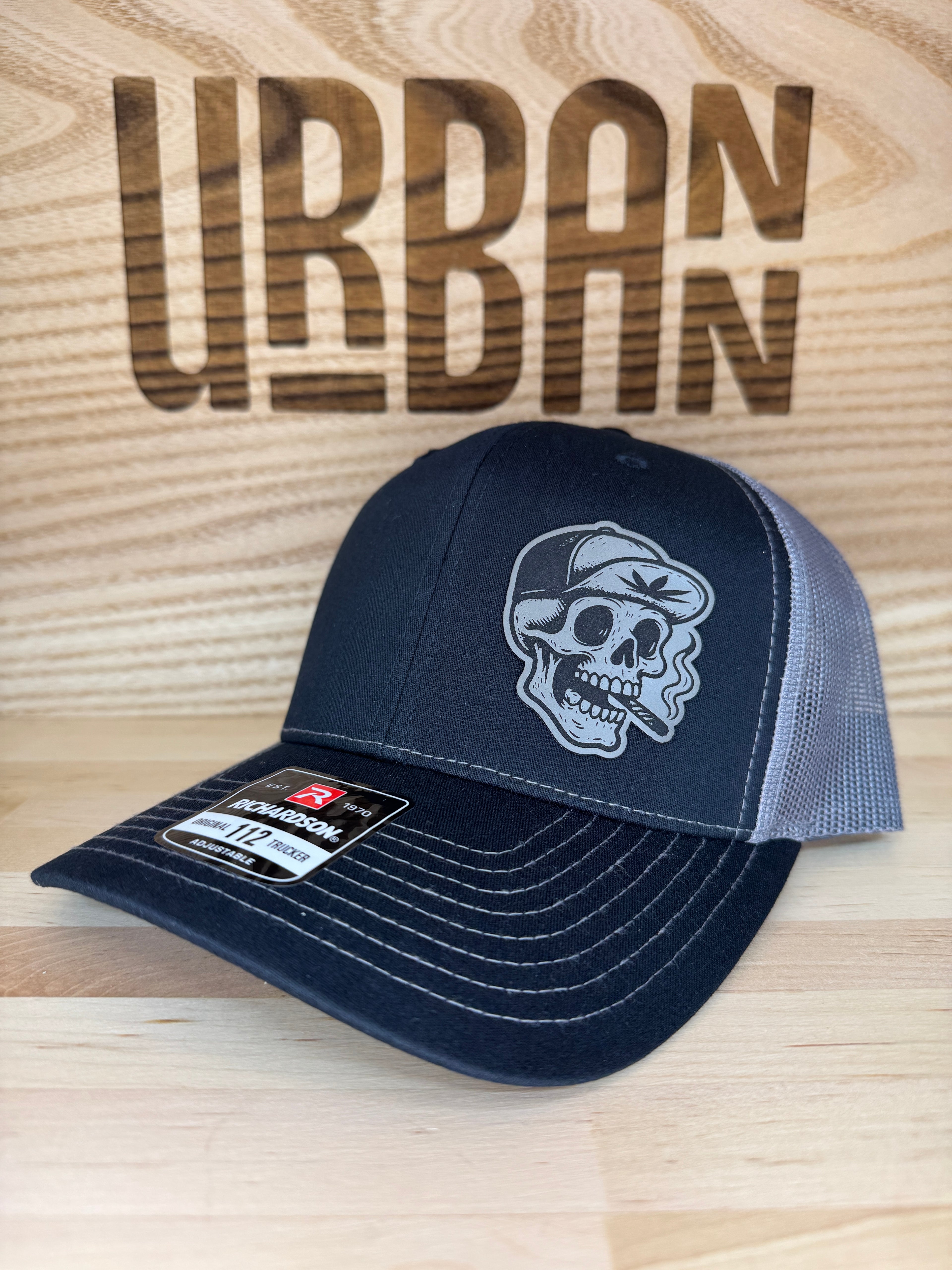 Smoking Skull Hat
