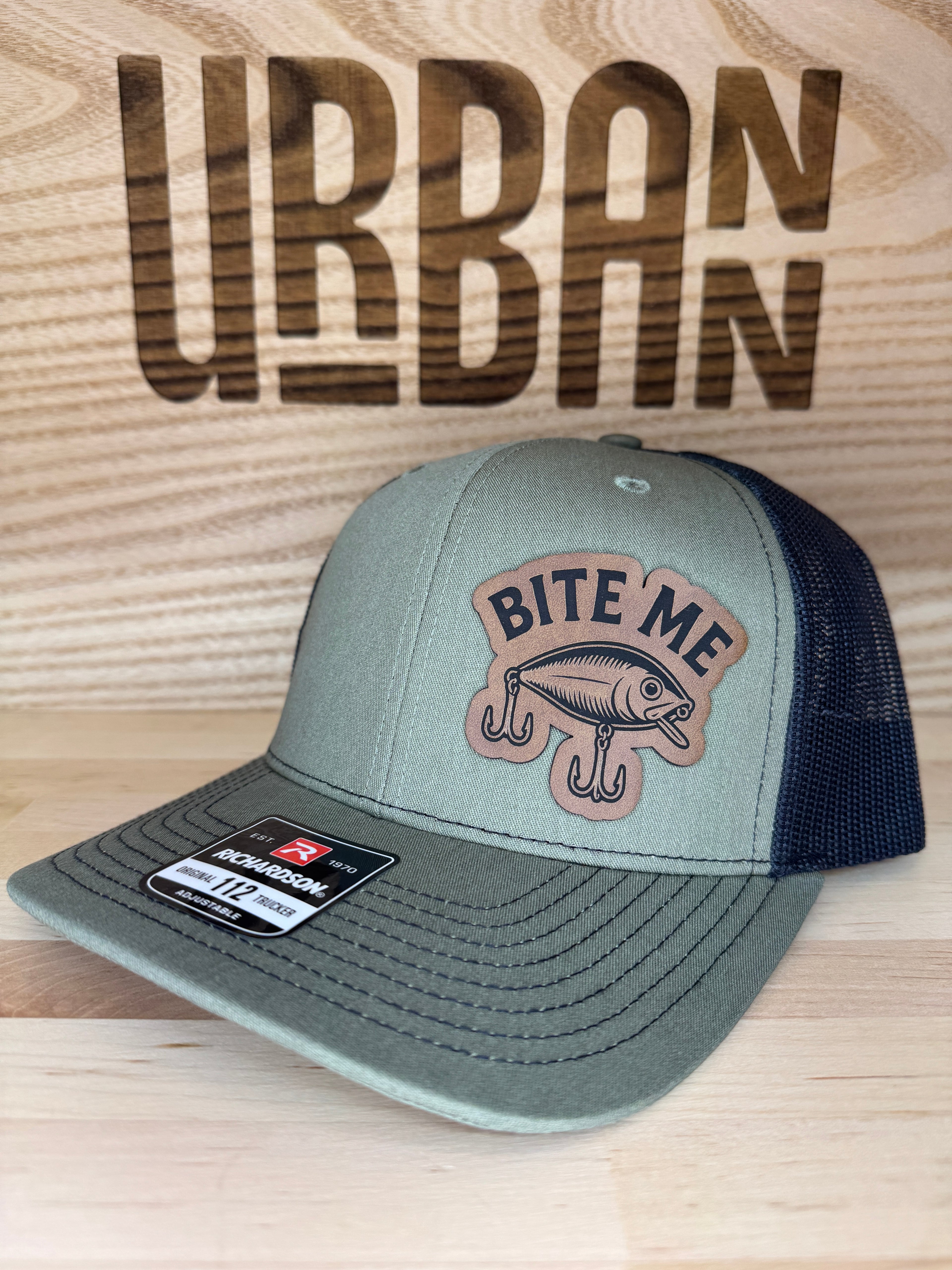 Bite Me Funny Fishing Hat
